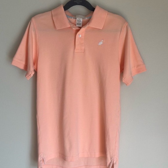 Beaufort Bonnet Company BoysPrim & Proper Pompano Polo Peach & Buckhead Blue 10 - Picture 4 of 9